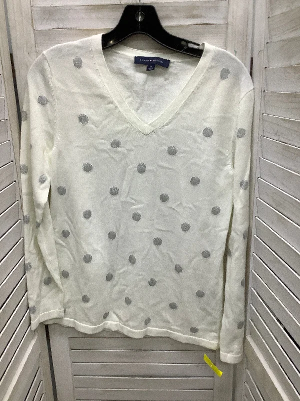 women's tops for maximalist fashion loversTop Long Sleeve By Tommy Hilfiger In Polkadot Pattern, Size: M