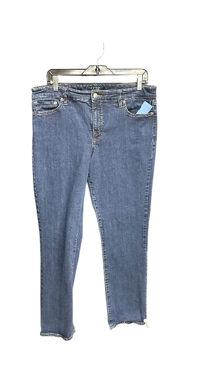 women's denim jeans for a timeless classic lookJeans Straight By Lauren By Ralph Lauren In Blue Denim, Size: 14