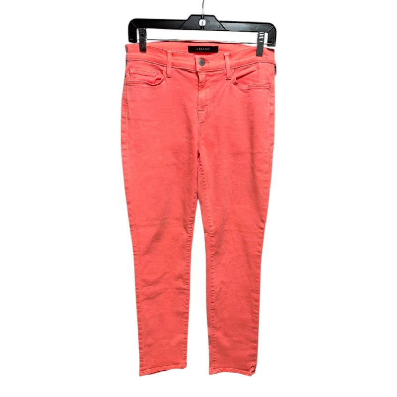 women's denim jeans for smart casualJeans Skinny By J Brand In Orange, Size: 8