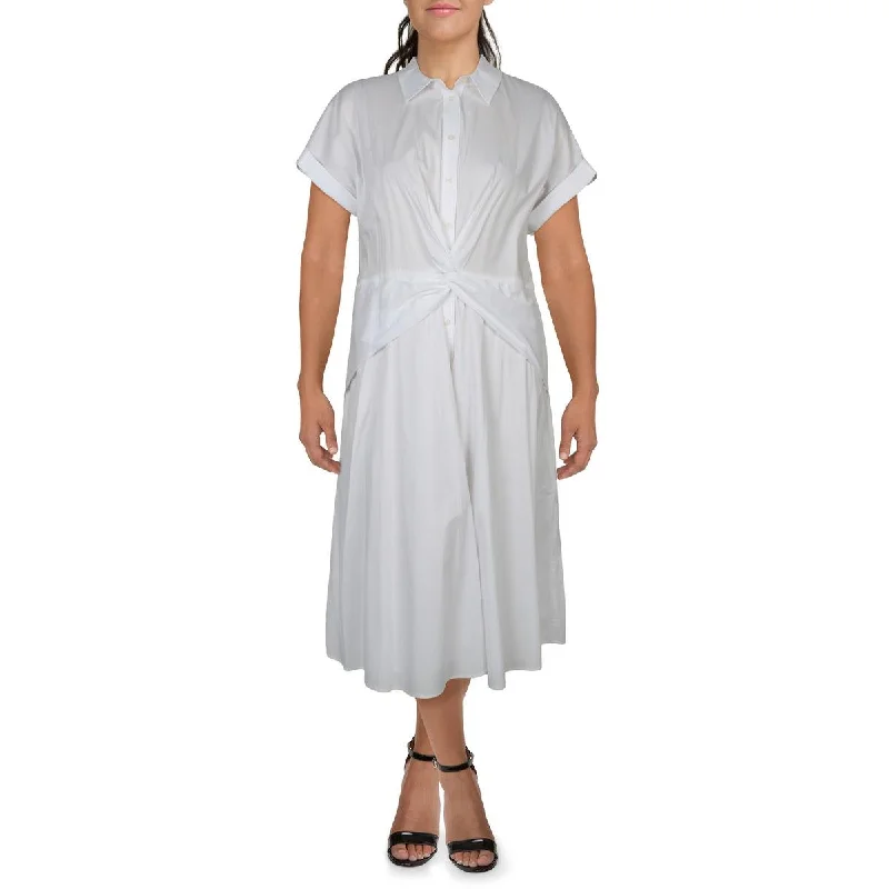 Cocktail DressLauren Ralph Lauren Womens Daytime Midi Shirtdress