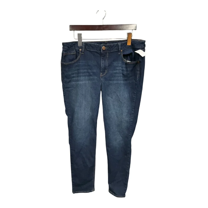 women's denim jeans for a cozy weekendJeans Skinny By 1822 Denim In Blue Denim, Size: 16