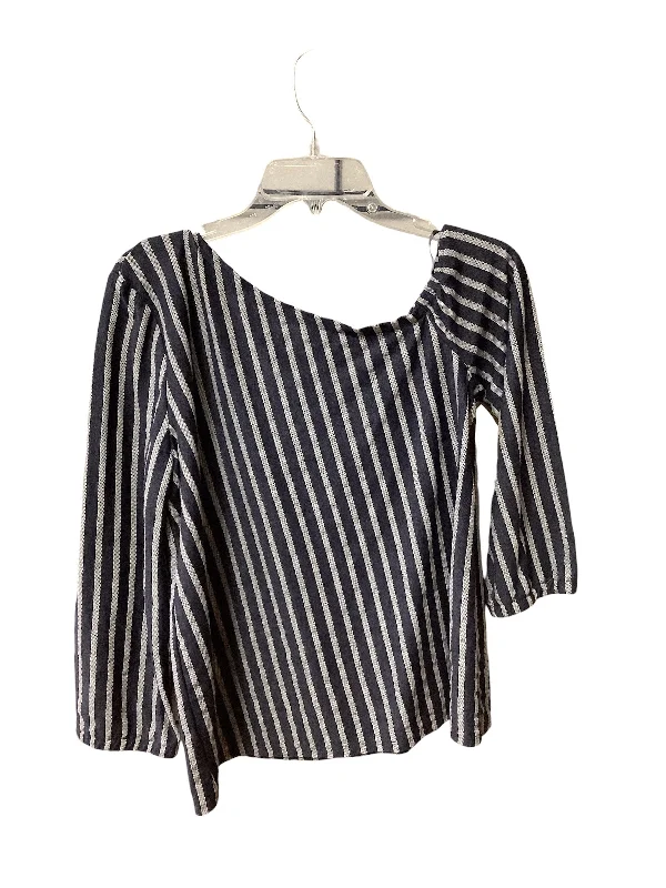 women's tops for those who want to wear versatile pieces that can be dressed up or downTop Long Sleeve By Banana Republic In Striped Pattern, Size: M