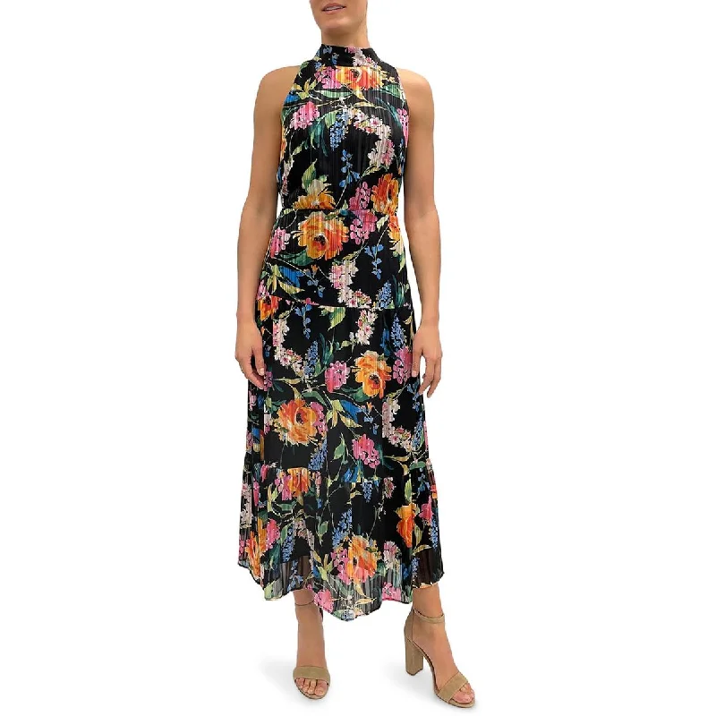 women's bridesmaid dressesSam Edelman Womens Floral Calf Midi Dress