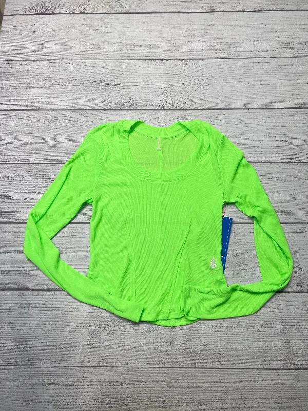 women's tops for those who love bold and vibrant colorsTop Long Sleeve By Free People In Green, Size: M