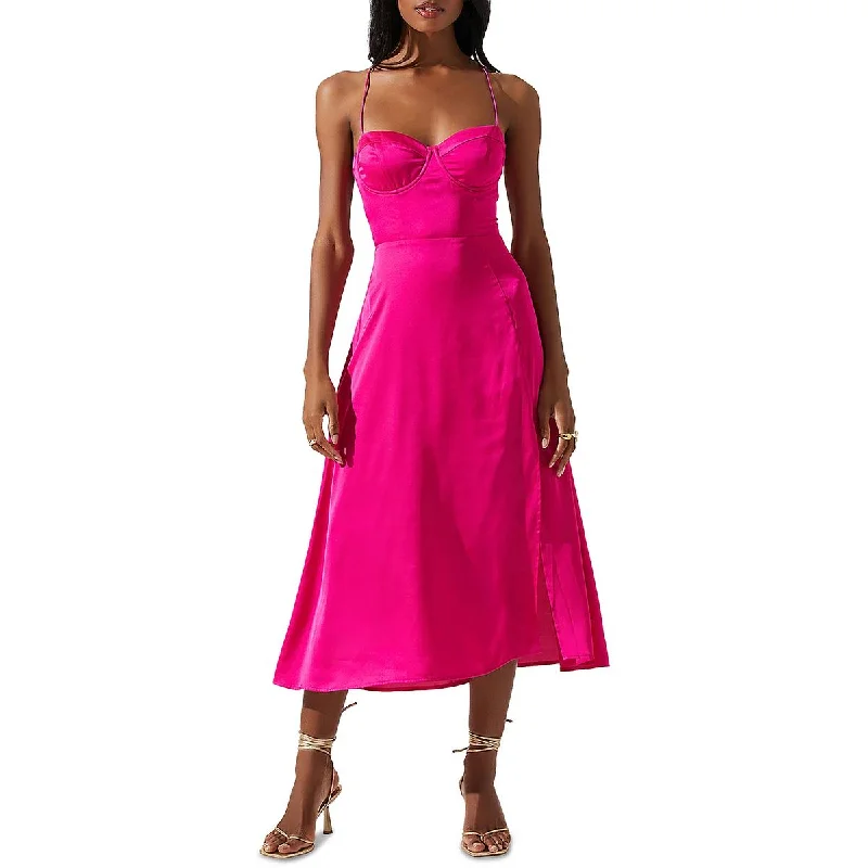 women's high-low dressesASTR the Label Womens Semi-Formal Midi Cocktail And Party Dress