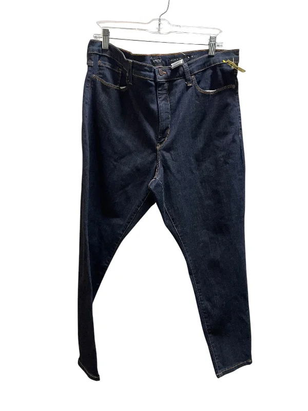 women's denim jeans for a night at the clubJeans Straight By Banana Republic In Blue, Size: 16