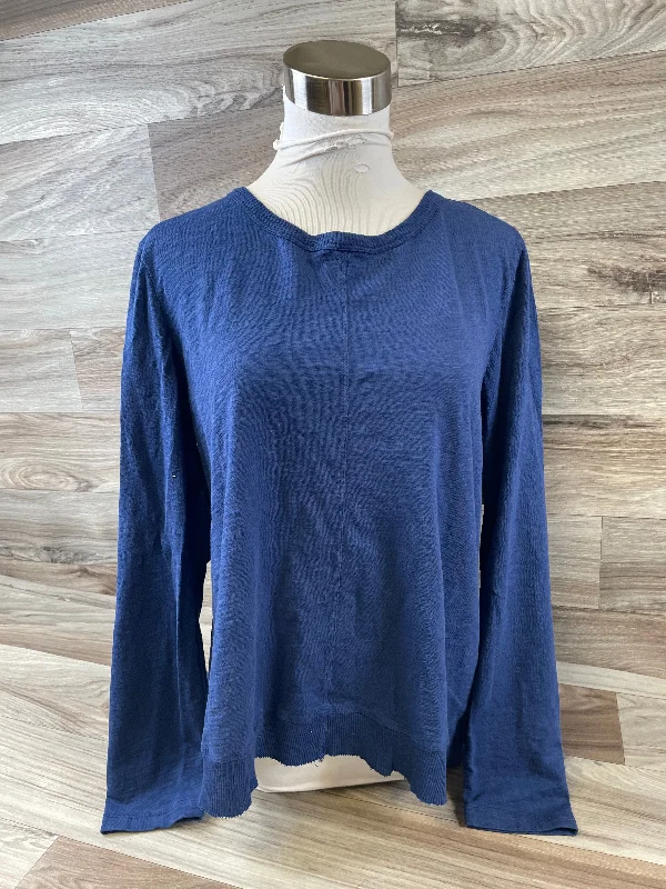 women's tops for those who want to add a touch of sophistication to their casual attireTop Long Sleeve By Dylan In Blue, Size: S