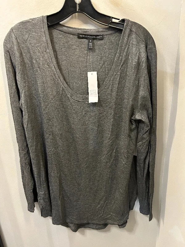 women's tops for boho-chic stylesTop Long Sleeve By White House Black Market In Grey, Size: M