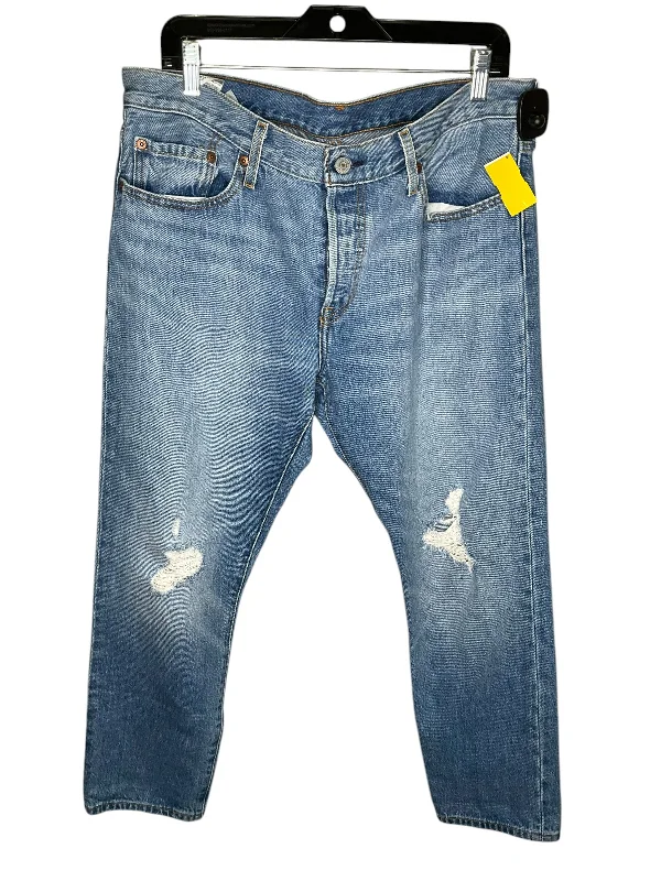 women's denim jeans with animal printsJeans Boyfriend By Levis In Blue, Size: 30