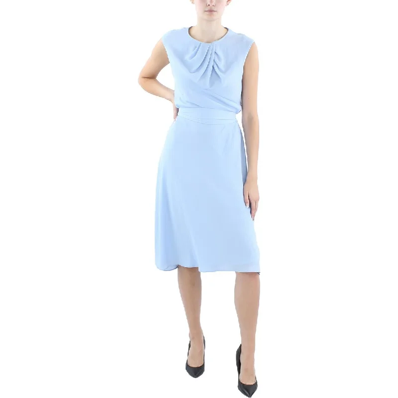 Cut-Out DressLauren Ralph Lauren Womens Bubble Crepe Midi Midi Dress