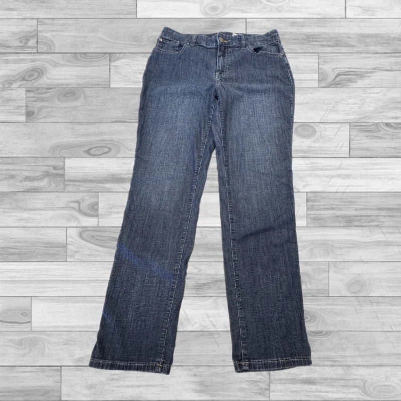 women's denim jeans with patchesJeans Skinny By Chicos In Blue Denim, Size: S