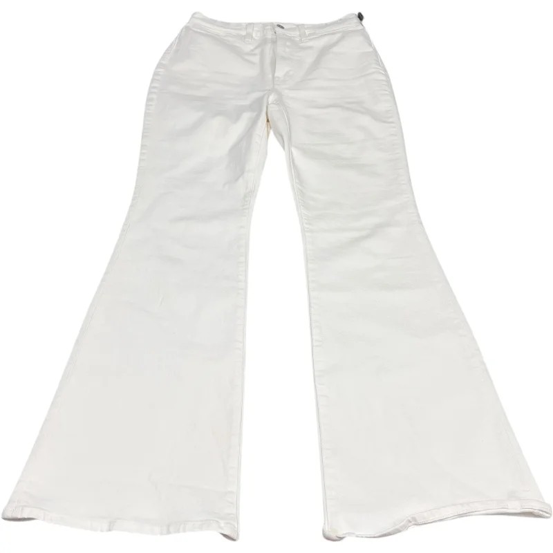 women's mom jeans denimJeans Flared By Madewell In White Denim, Size: 4