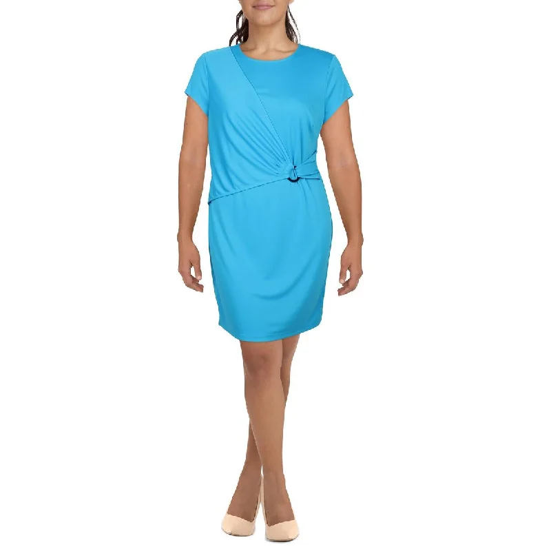 women's made-to-order dressesLauren Ralph Lauren Womens O-Ring Jersey Midi Dress