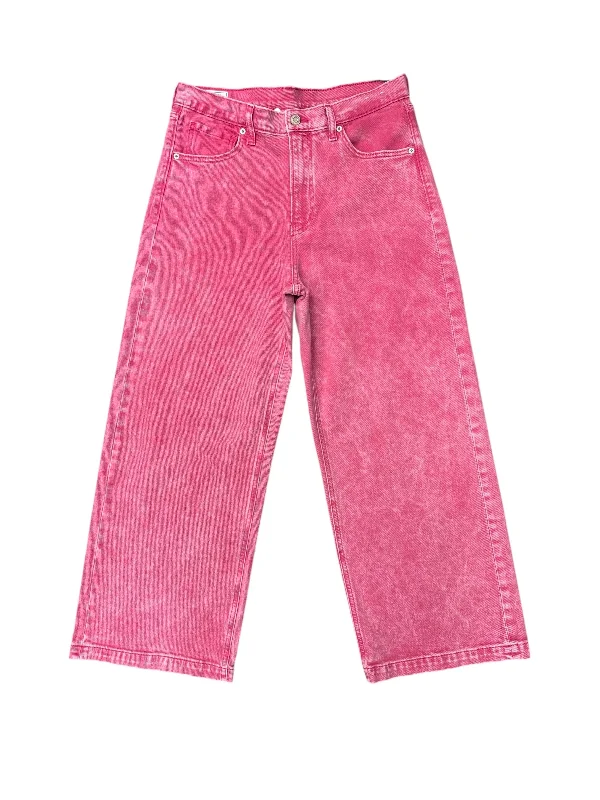 women's high-waisted denim jeansJeans Wide Leg By Gap In Pink, Size: 10