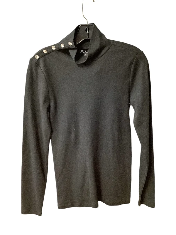 women's tops for business casual attireTop Long Sleeve By J Crew In Black, Size: S