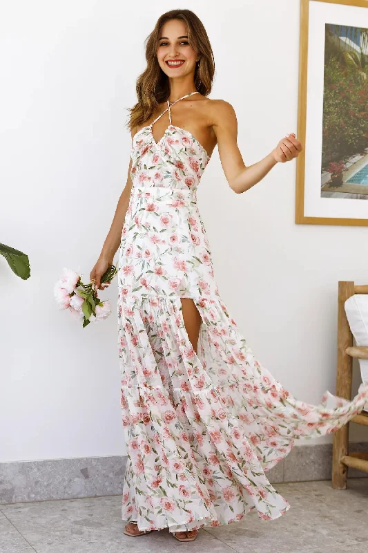 women's machine-washable dressesBlossomed Maxi Dress