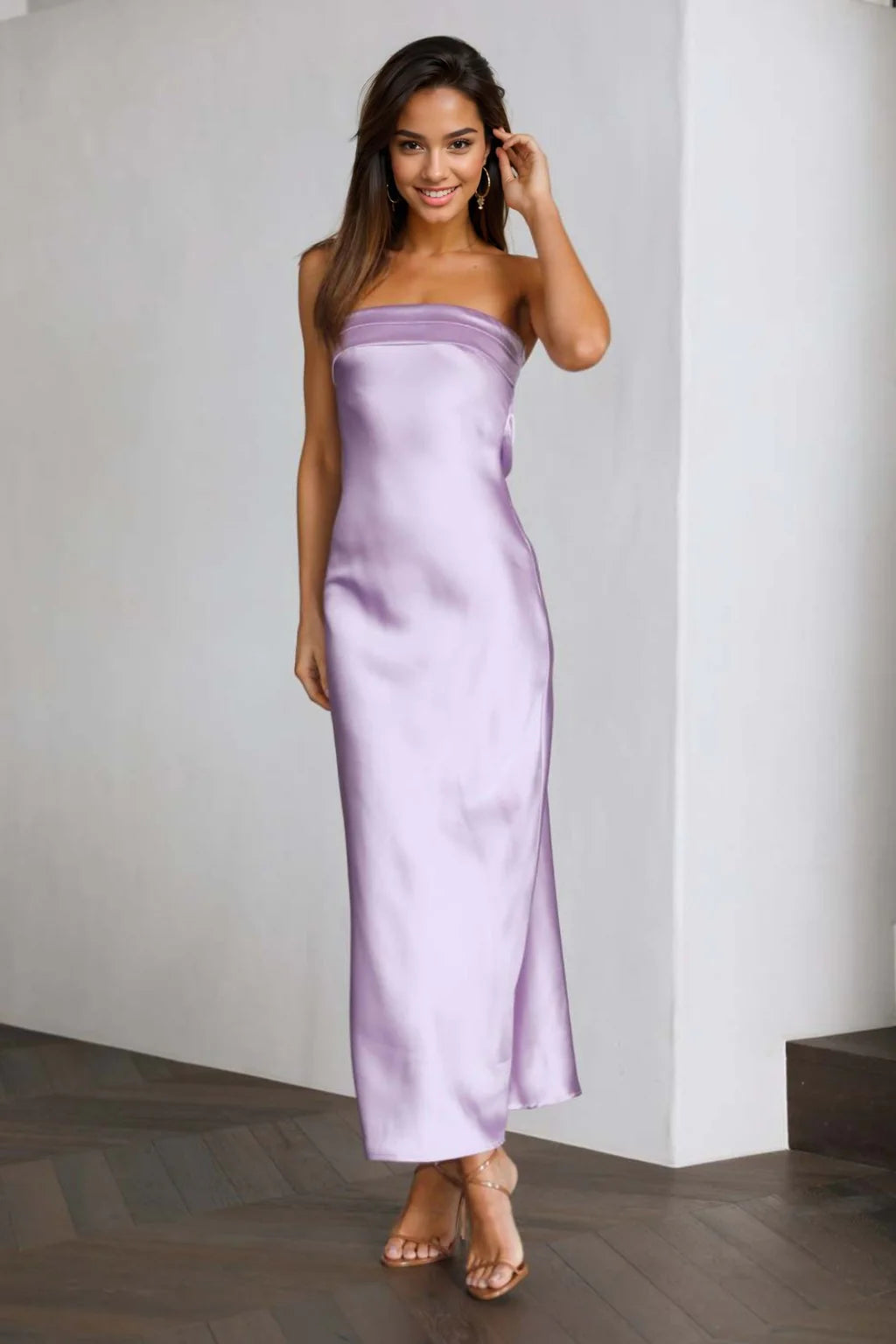 Short-Sleeve DressCalling Maxi Dress Purple