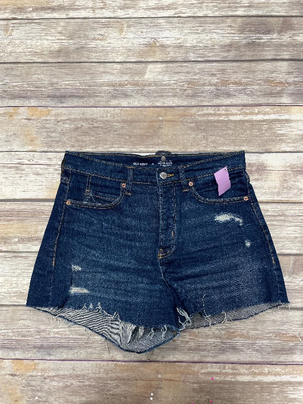 women's mid-rise shortsBlue Denim Shorts Old Navy, Size 8