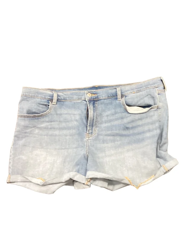 women's swim cover-up shortsBlue Denim Shorts Old Navy, Size 18