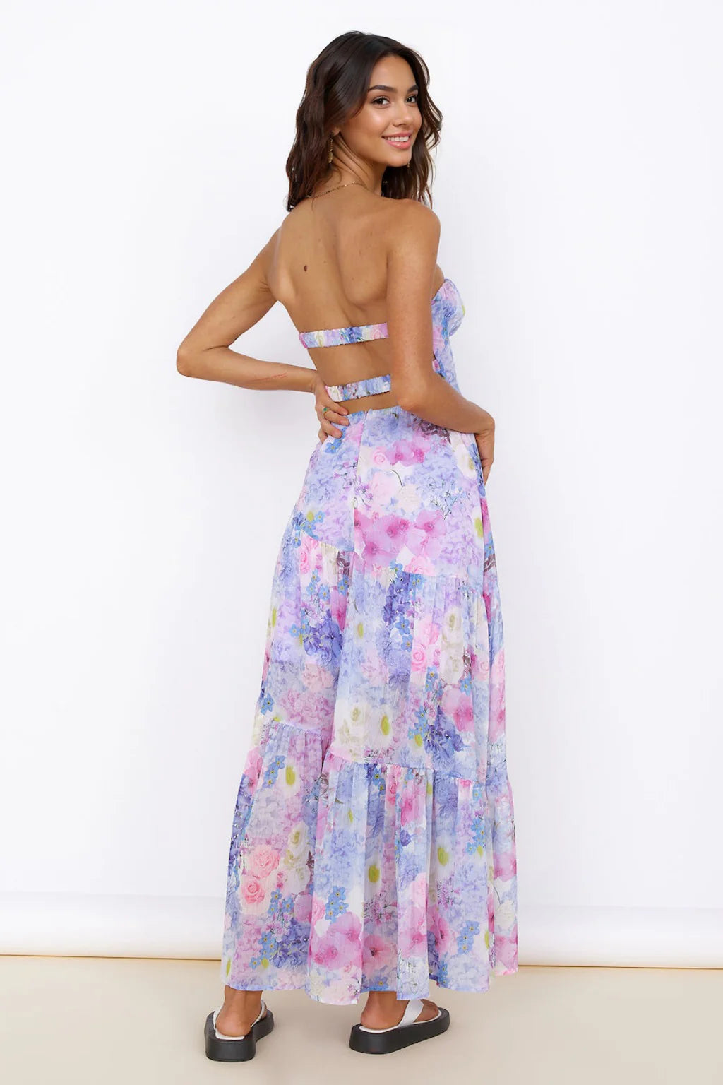 Bohemian DressPocket Full Of Dreams Maxi Dress Purple