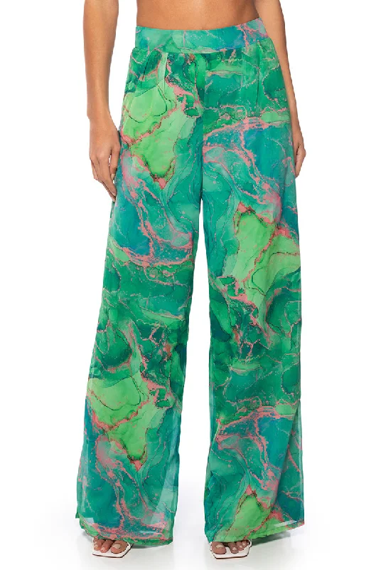 LOST IN LIFE FLOWY PALAZZO PANT