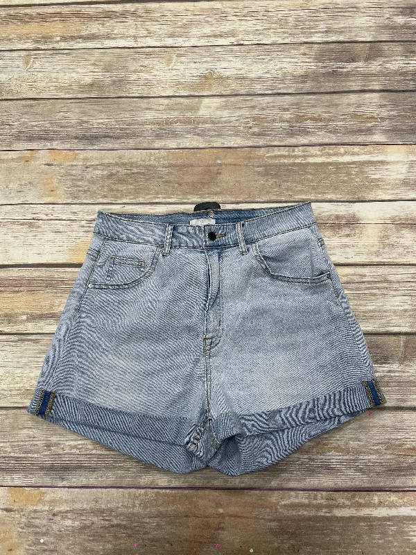 women's patched shortsBlue Denim Shorts H&m, Size 12