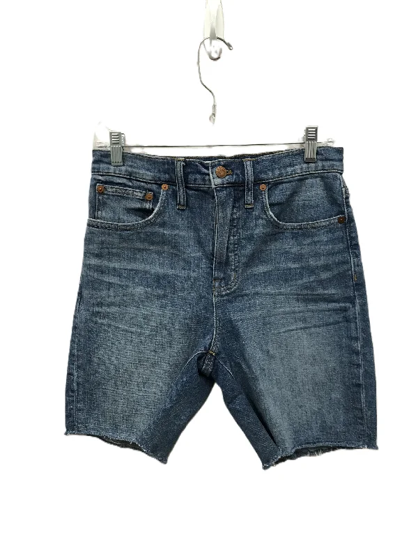 women's workout shortsBlue Denim Shorts By Madewell, Size: 4