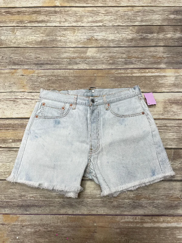 women's leather shortsBlue Denim Shorts Levis, Size 16