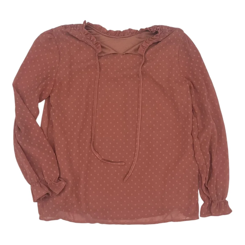 women's tops for those who want to create outfits that reflect their personal style and sense of fashionBlouse Ls By Clothes Mentor In Pink, Size:S