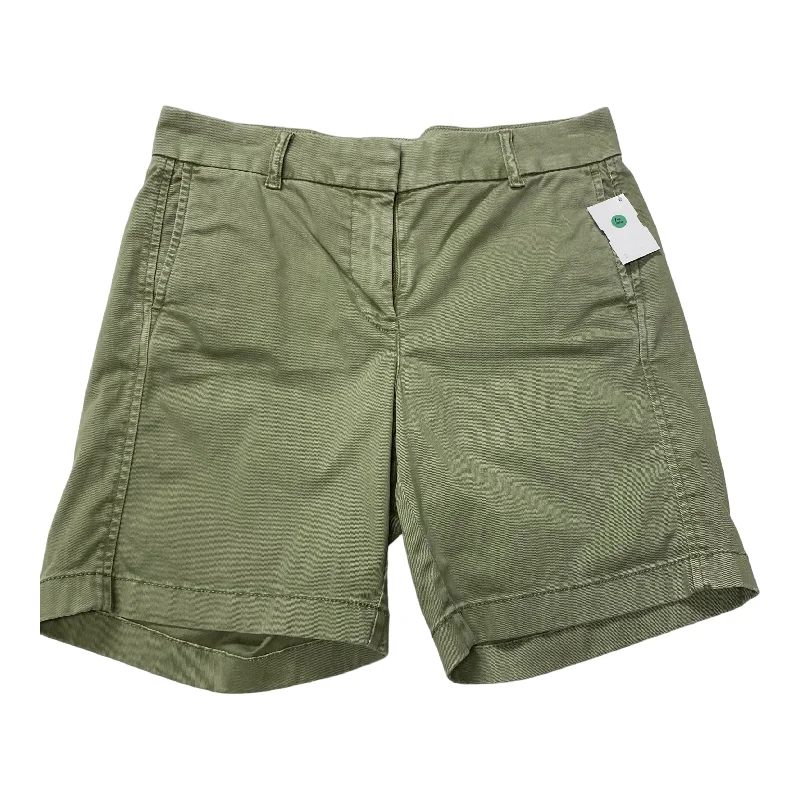 women's straight-leg shortsGreen Shorts J. Crew, Size 4