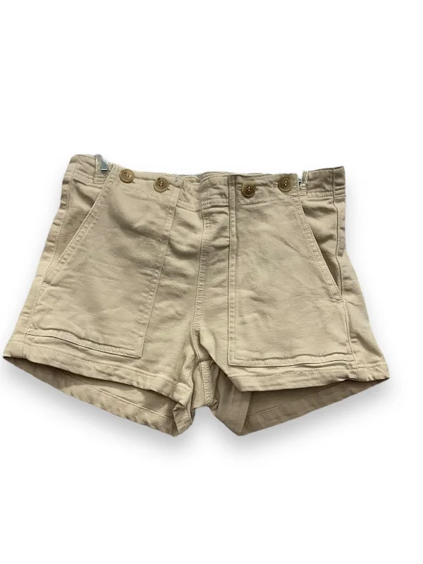 women's velvet shortsBeige Shorts Pilcro, Size 8