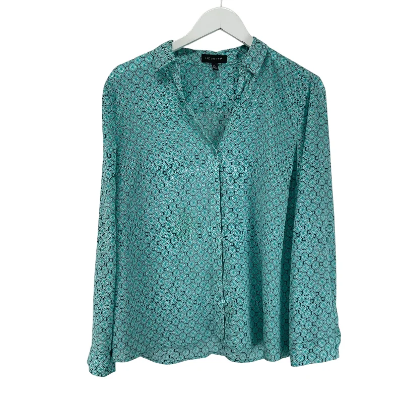 women's tops for those who want to make a fashion statementBlouse Long Sleeve By Clothes Mentor In Blue, Size: Petite L