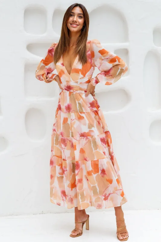 Wedding DressGotta Thrive Maxi Dress Orange