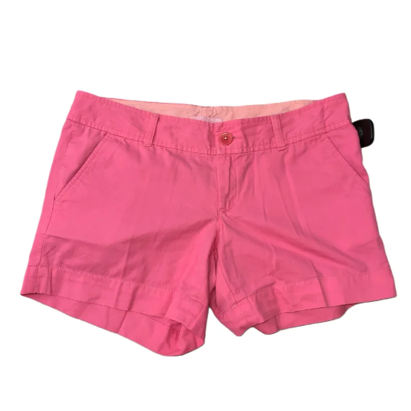 women's satin shortsPink  Shorts Designer By Lilly Pulitzer  Size: S