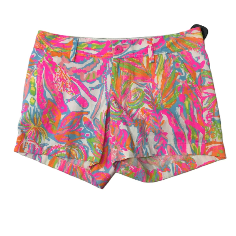 women's corduroy shortsPink & White  Shorts Designer By Lilly Pulitzer  Size: 6