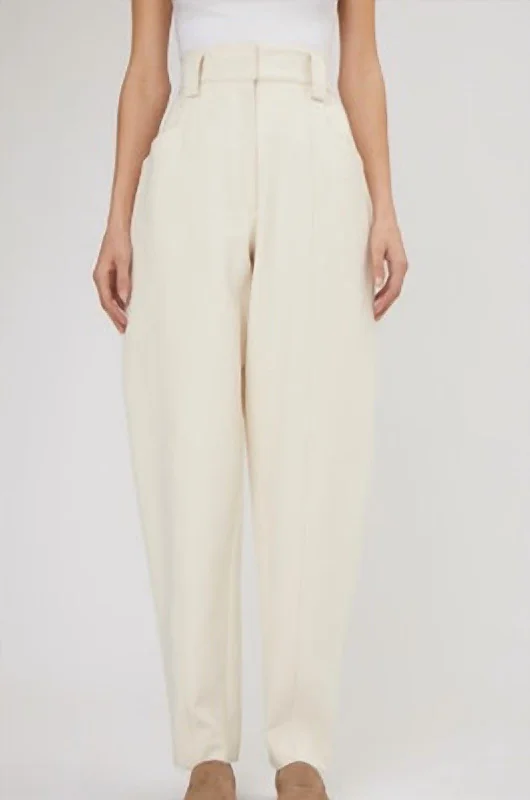 women's zipper pantsAstrus Pant In Cream