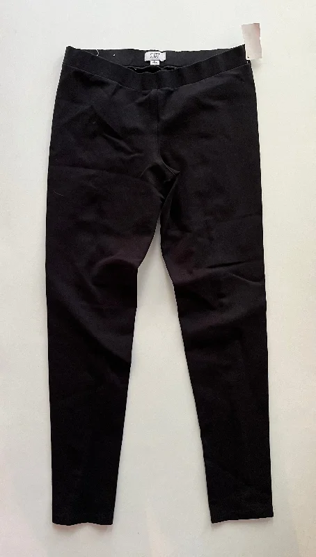 women's patterned pantsBlack Pants Ankle Crown And Ivy, Size S