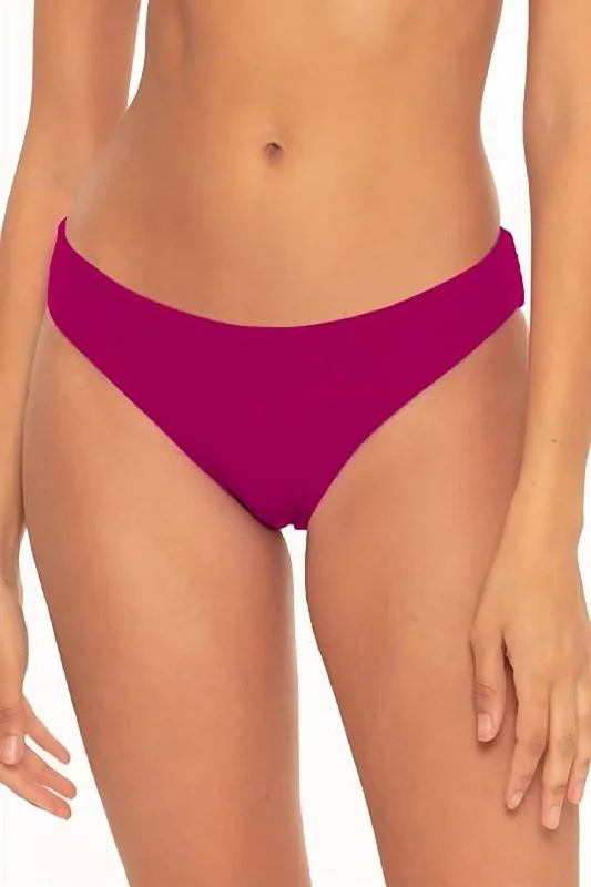 Colorful Female SwimwearDriftwood Adela Hipster Swim Bottom In Pomegranate