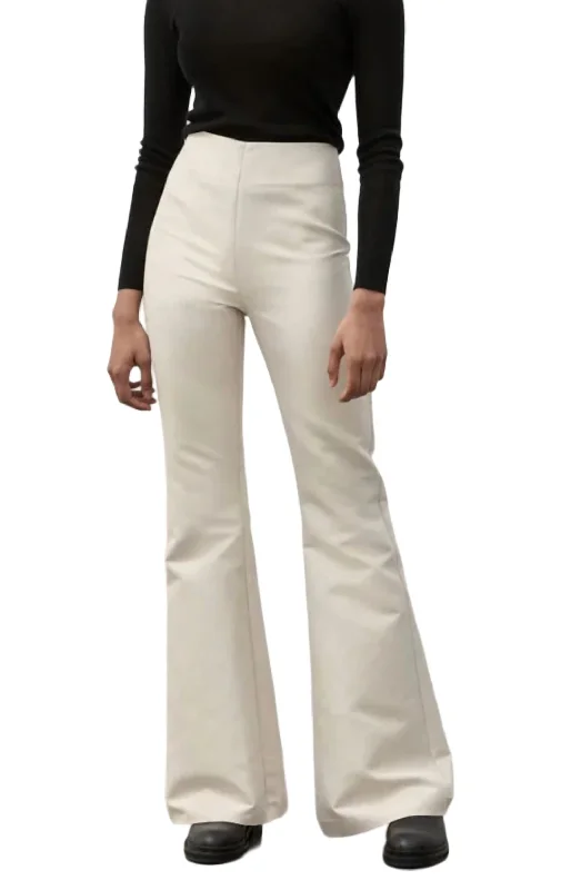 women's insulated pantsFlared Pant In Pearl