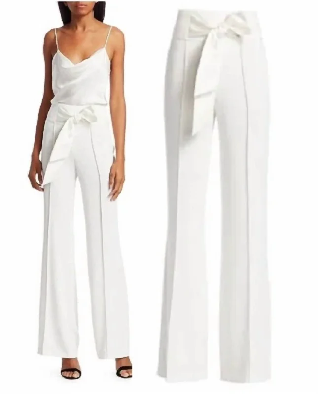 women's low-slung pantsIsabel Pant In Ivory