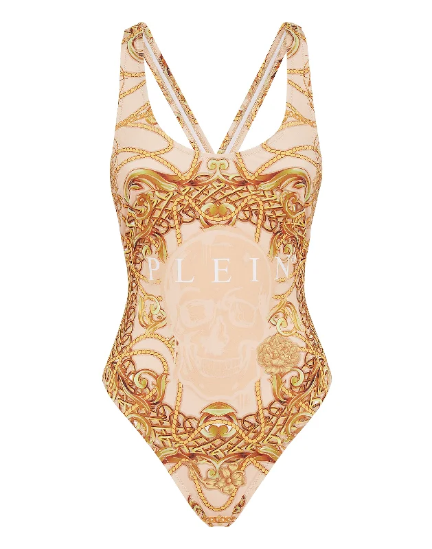 Elegant Female SwimwearMonokini New Baroque