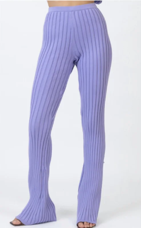 women's vintage pantsObelia Knit Pant In Blue