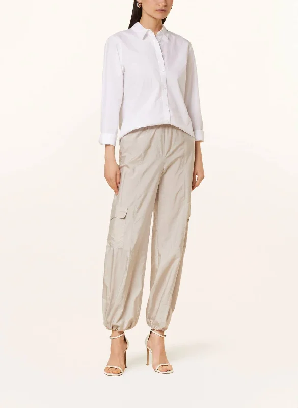 women's cargo pantsPascale Cargo Pants In Chalk