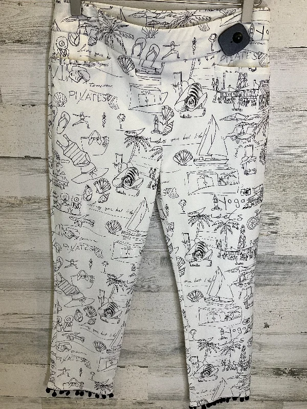 women's tall pantsWhite Pants Cropped Chicos, Size 6