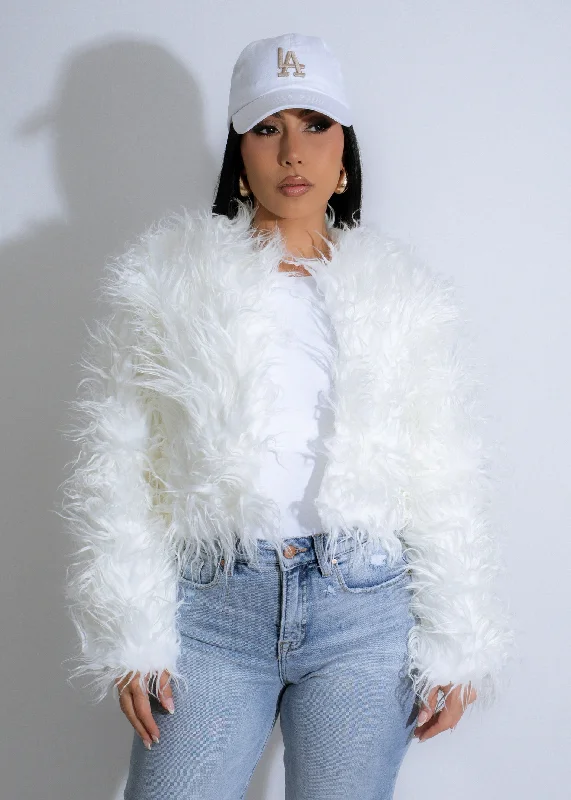 women's casual dressesClass Me Up Jacket White