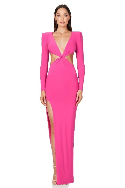 Designer DressNookie Jewel Gown - Neon Pink