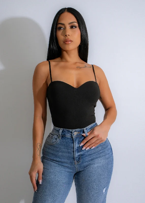 Flowy DressSculpted Allure Bodysuit Black