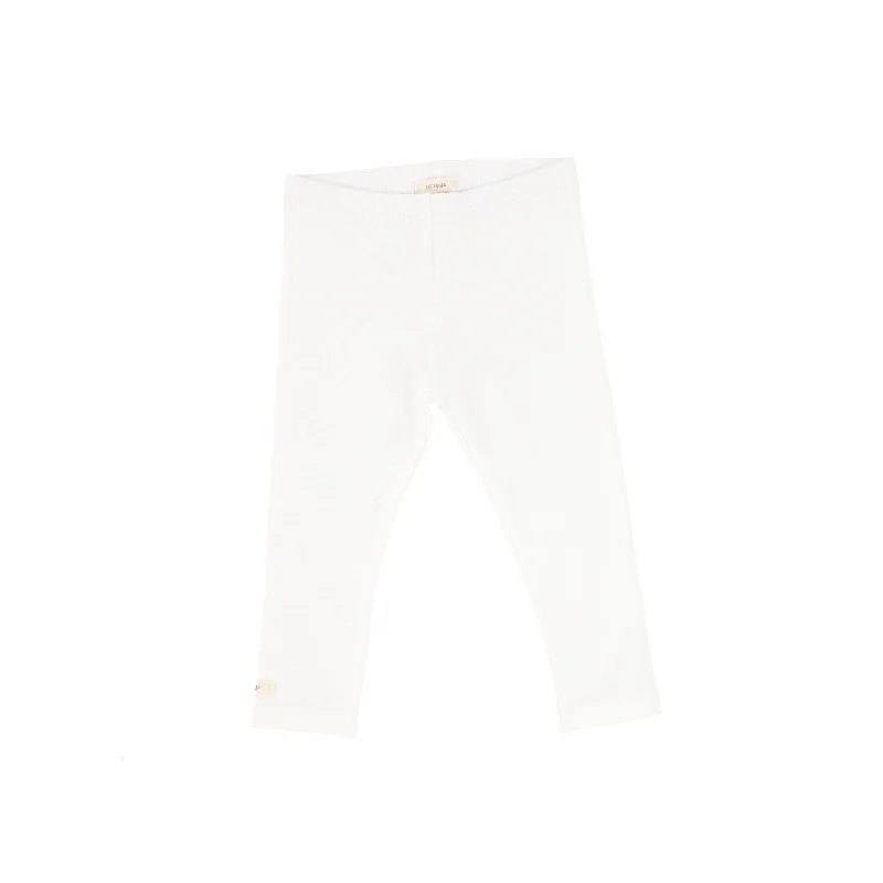 Lil Legs Leggings - Pure White