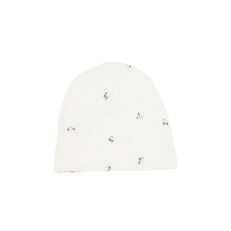 Lillette Poppy Beanie - Ivory/Pewter