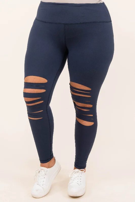 Lone Ranger Leggings, Navy